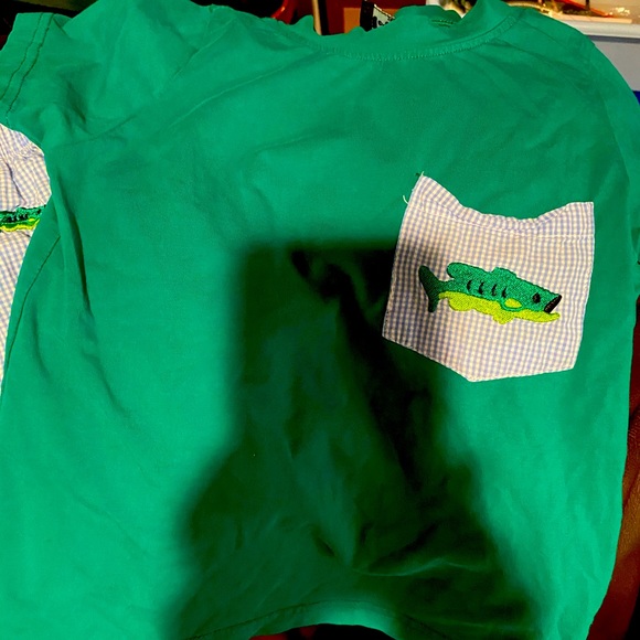 Green Gone Fishing outfit - Picture 1 of 2